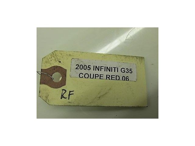 2005-2007 INFINITI G35 COUPE OEM RIGHT FRONT ENGINE CAMSHAFT VALVE COVER