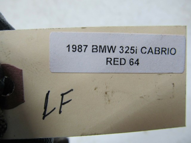 1985-1991 BMW 325i CABRIO E30 OEM LEFT FRONT DRIVER SIDE BRAKE HOSE LINE