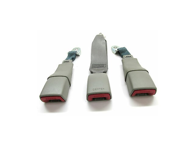 2007-2008 INFINITI G35S SEDAN OEM REAR SEAT BELT BUCKLE SET OF 3