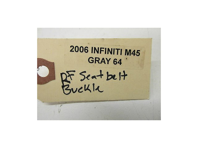 2006-2009 INFINITI M45 M35 OEM RIGHT FRONT PASSENGER SEAT BELT BUCKLE RECEIVER