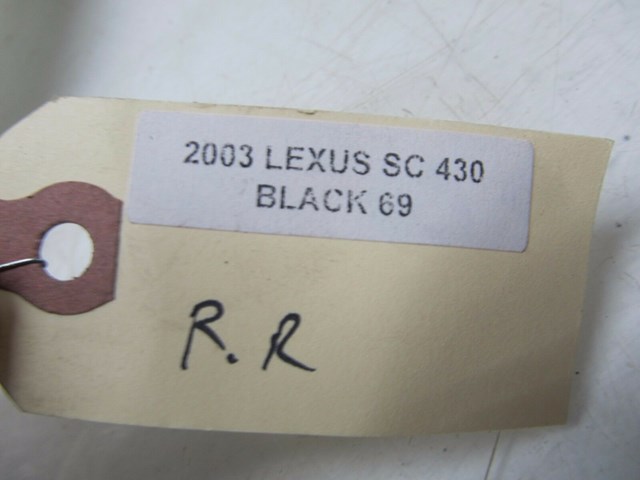  2002-2010 LEXUS SC430 Z40 OEM RIGHT REAR PASSENGER SEAT BELT BUCKLE RECEIVER