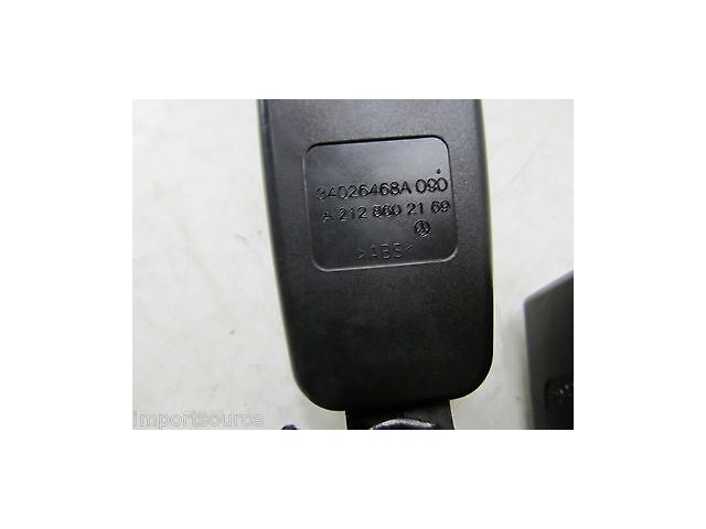 2010-2013 MERCEDES E350 W212 OEM REAR SEAT BELT BUCKLES RECEIVERS SET OF 3 