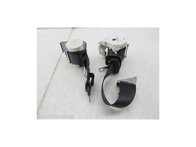 2009-2011 JAGUAR XF OEM REAR SEAT BELT RETRACTORS BLACK SET