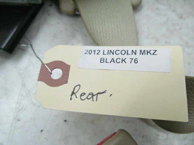 2010-2012 LINCOLN MKZ OEM REAR SEATBELT BUCKLE SET