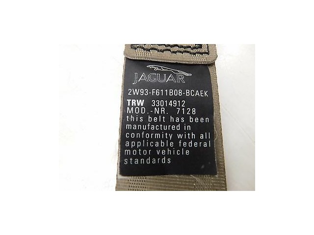 2004-2007 JAGUAR XJ8 X350 OEM RIGHT FRONT PASSENGER DOOR SEAT BELT RETRACTOR