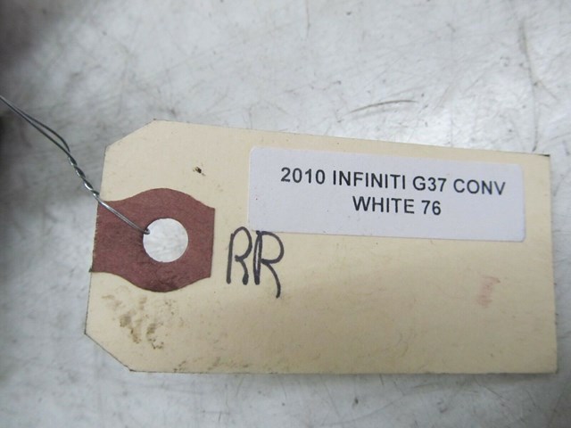 2009-2013 INFINITI G37 CONVERTIBLE OEM RIGHT REAR WHEEL BRAKE CALIPER 