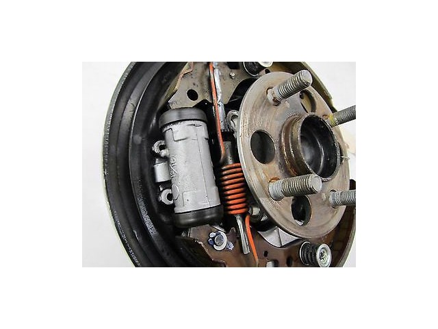 2012-2015 TOYOTA PRIUS C OEM RIGHT REAR SIDE BRAKE DRUM CYLINDER WHEEL HUB CABLE