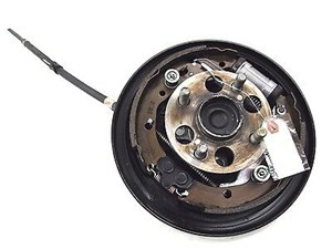 2012-2015 TOYOTA PRIUS C OEM LEFT REAR SIDE BRAKE DRUM CYLINDER WHEEL HUB CABLE