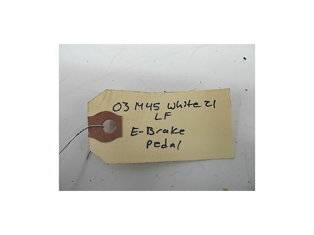 2003-2004 INFINITI M45 OEM DRIVER'S SIDE E-BRAKE EMERGENCY BRAKE PEDAL ASSEMBLY 