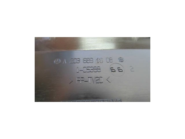 2005-2007 MERCEDES BENZ C230 W203 OEM CHROME BLACK BRAKE FOOT PEDAL