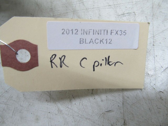 2009-2016 INFINITI FX35 QX70 OEM RIGHT REAR TRUNK C PILLAR UPPER FINISH TRIM TAN