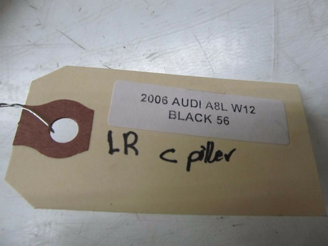 2004-2008 AUDI A8L W12 OEM LEFT REAR DRIVER SIDE D PILLAR QUARTER TRIM ALCANTARA