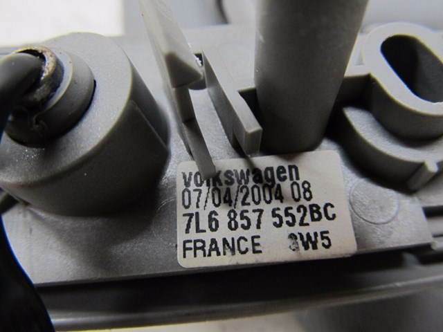 2004-2007 VOLKSWAGEN TOUAREG OEM RIGHT FRONT PASSENGER SIDE SUNVISOR GRAY