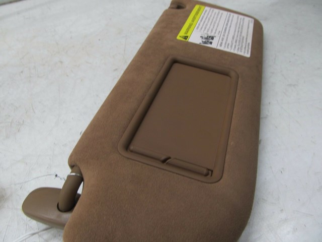 2004-2008 AUDI A8L W12 OEM LEFT FRONT DRIVER SUN VISOR ALCANTARA DUAL MIRROR