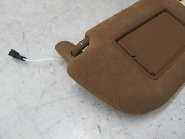 2004-2008 AUDI A8L W12 OEM LEFT FRONT DRIVER SUN VISOR ALCANTARA DUAL MIRROR