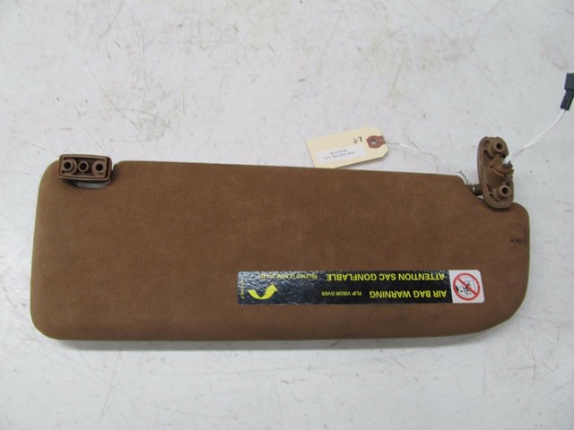 2004-2008 AUDI A8L W12 OEM LEFT FRONT DRIVER SUN VISOR ALCANTARA DUAL MIRROR