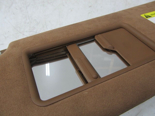 2004-2008 AUDI A8L W12 OEM LEFT FRONT DRIVER SUN VISOR ALCANTARA DUAL MIRROR