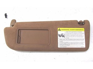 2004-2008 AUDI A8L W12 OEM LEFT FRONT DRIVER SUN VISOR ALCANTARA DUAL MIRROR