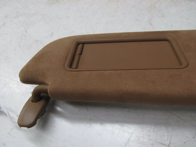 2004-2008 AUDI A8L W12 OEM RIGHT FRONT PASSENGER SUN VISOR ALCANTARA DUAL MIRROR