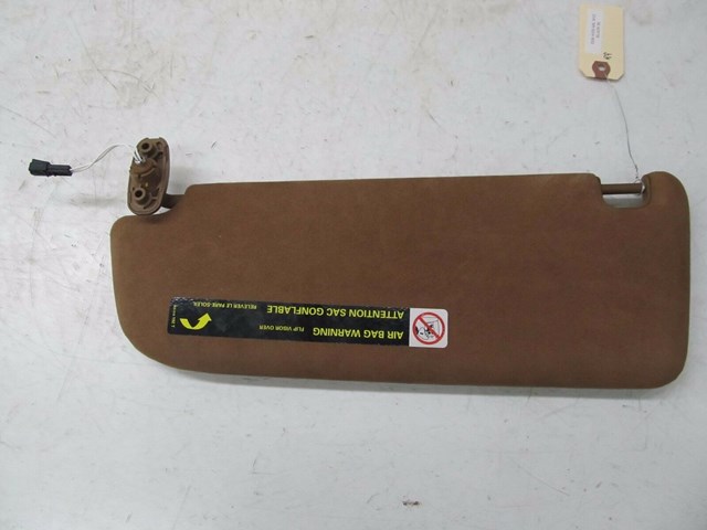 2004-2008 AUDI A8L W12 OEM RIGHT FRONT PASSENGER SUN VISOR ALCANTARA DUAL MIRROR