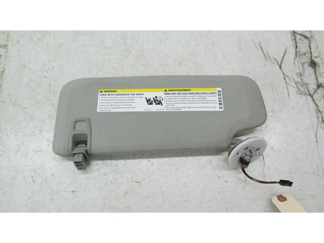 2013-2017 CADILLAC XTS OEM RIGHT FRONT PASSENGER SUN VISOR GRAY    