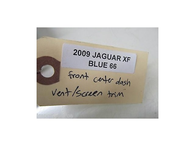 2009-2011 JAGUAR XF OEM FRONT CENTER DASH VENTS AND SCREEN TRIM 