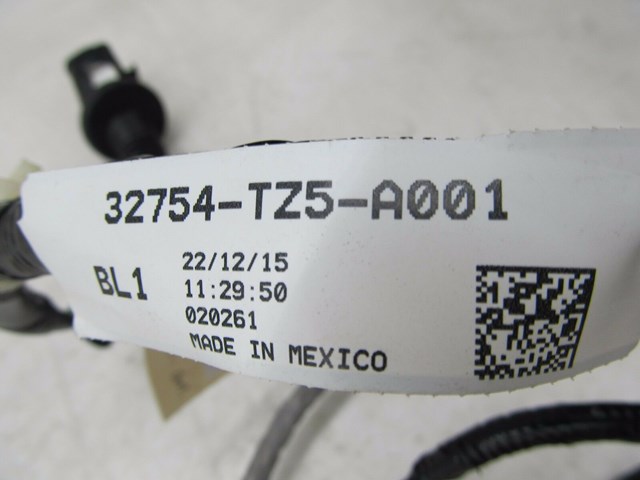 2014-2016 ACURA MDX OEM LEFT REAR DRIVER SIDE DOOR WIRES WIRING HARNESS PLUGS