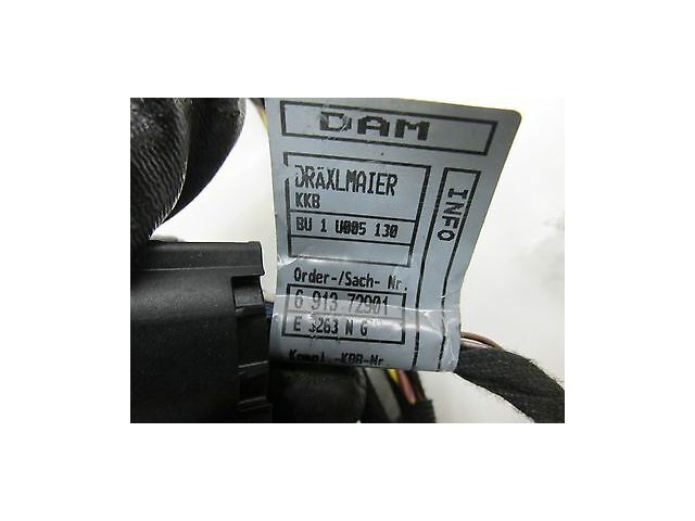 2001-2003 BMW X5 4.4L E53 OEM LEFT REAR BACK DOOR WIRE WIRING HARNESS