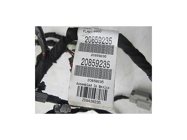 2010-2015 CADILLAC SRX OEM RIGHT FRONT PASSENGER DOOR WIRES WIRING HARNESS PLUGS