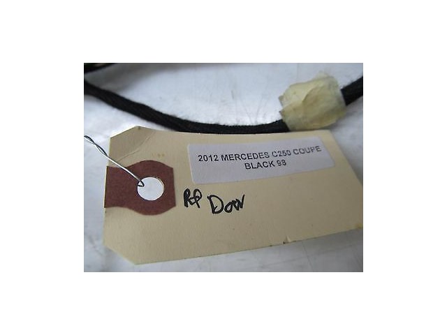 2012-2014 MERCEDES C250 W204 OEM RIGHT PASSENGER DOOR WIRES WIRING HARNESS PLUGS