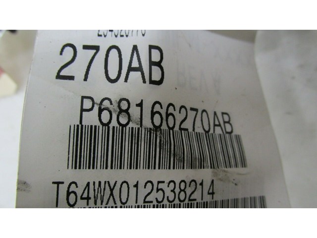 2013-2016 DODGE DART OEM RIGHT REAR SEAT LOWER AIRBAG AIR BAG     