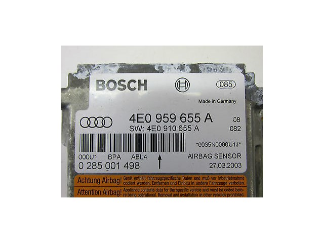 2004-2006 AUDI A8 L QUATTRO D3 OEM AIR BAG AIRBAG CONTROL MODULE