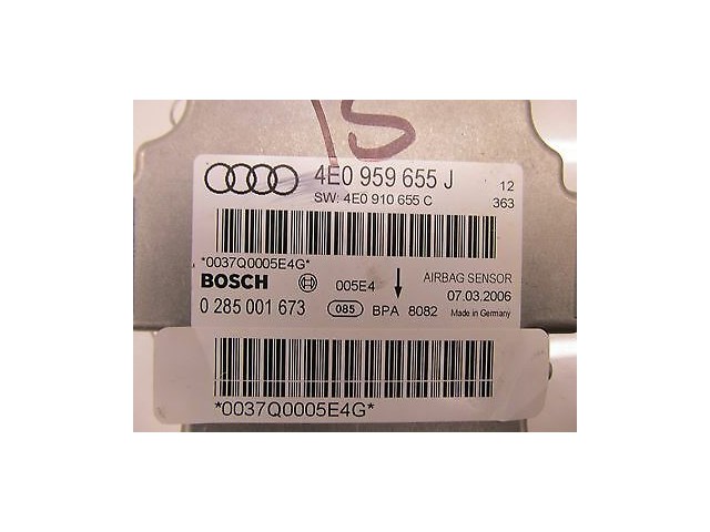  2004-2006 AUDI A8 L QUATTRO D3 OEM AIR BAG AIRBAG CONTROL MODULE 4E0959655