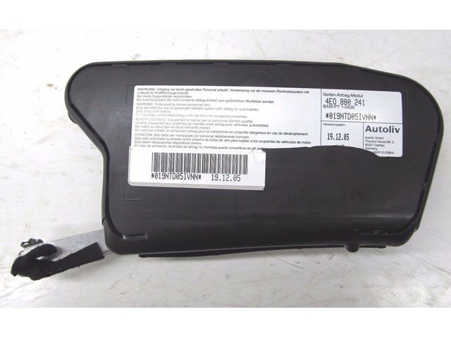 2004-2008 AUDI A8L W12 OEM LEFT FRONT DRIVER SIDE SEAT AIRBAG AIR BAG