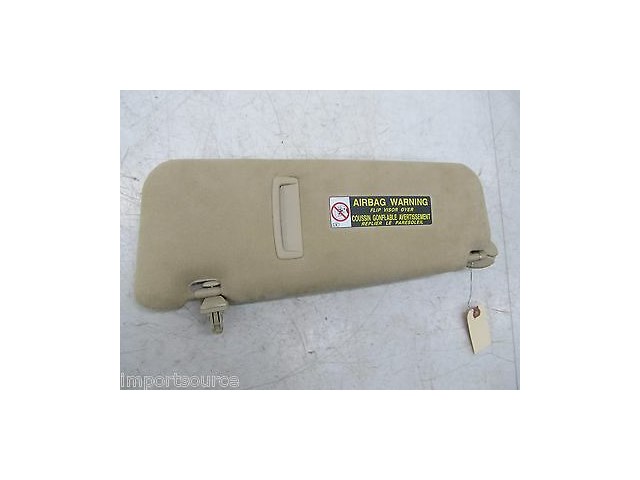2007-2009 LEXUS LS460L XF40 OEM RIGHT FRONT PASSENGER SUN VISOR TAN SUEDE 
