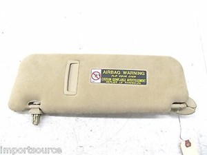 2007-2009 LEXUS LS460L XF40 OEM RIGHT FRONT PASSENGER SUN VISOR TAN SUEDE 