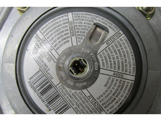 2003-2004 LAND ROVER DISCOVERY OEM STEERING WHEEL DRIVER AIR BAG AIRBAG BLACK