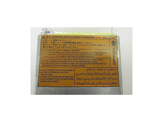 2003-2004 INFINITI G35 SEDAN OEM UNDER CENTER CONSOLE AIR BAG MODULE COMPUTER