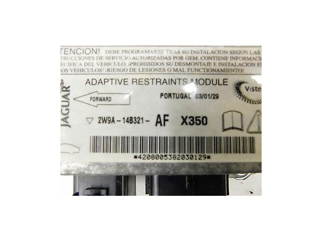 2004-2007 JAGUAR XJ8 X350 OEM AIR BAG ADAPTIVE RESTRAINTS MODULE