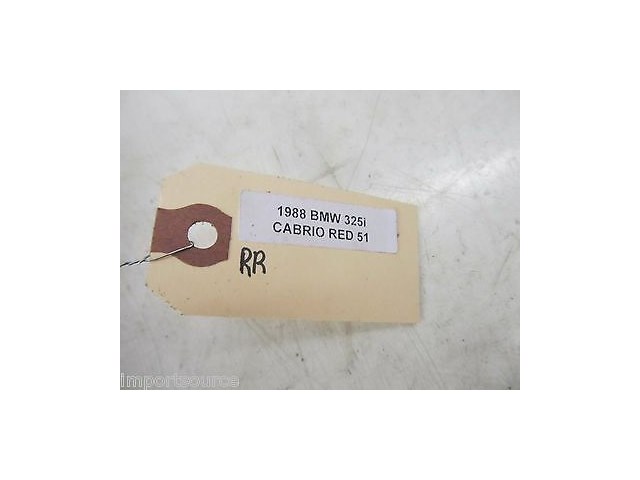 1985-1992 BMW 325i E30 OEM RIGHT REAR WINDOW REGULATOR 