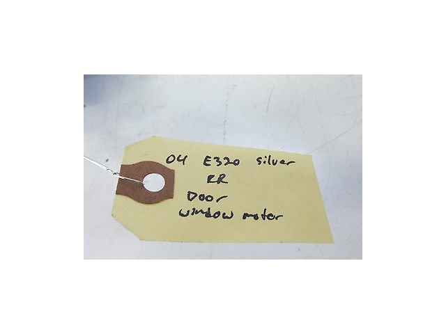 2003-2006 MERCEDES BENZ E320 W211 OEM RIGHT REAR WINDOW REGULATOR MOTOR BROSE