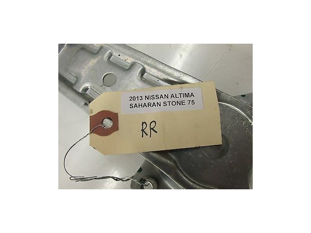 2013-2015 NISSAN ALTIMA SEDAN L33 OEM RIGHT REAR WINDOW REGULATOR TRACK RAIL