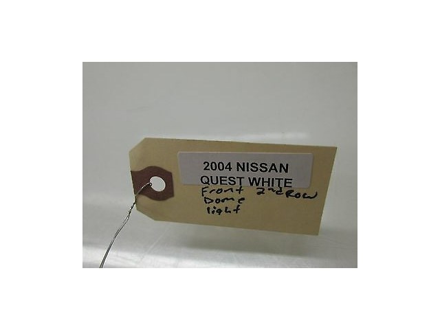2004-2006 NISSAN QUEST OEM 2ND ROW ROOF DOME MAP LIGHT DUAL BEIGE COLOR