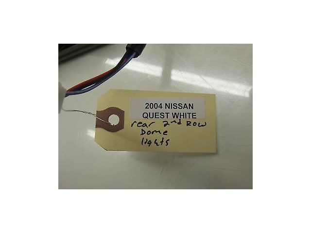 2004-2006 NISSAN QUEST OEM 3RD ROW ROOF DOME MAP LIGHT DUAL BEIGE COLOR