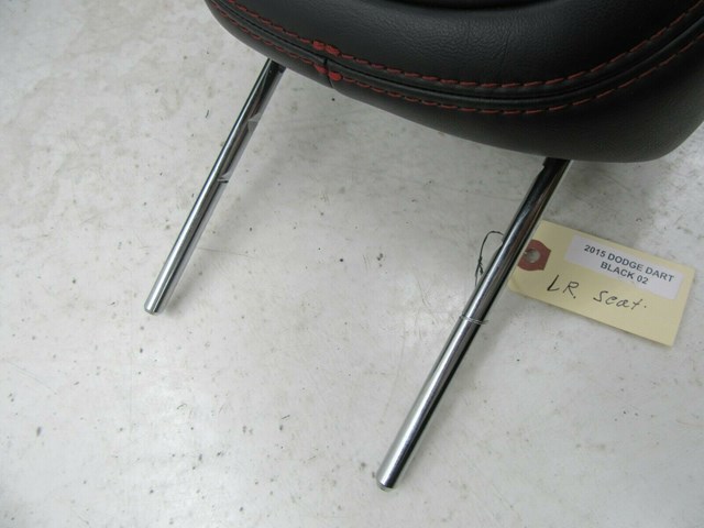 2013-2016 DODGE DART 2.4 GT OEM LEFT OR RIGHT REAR SEAT HEADREST BLACK LEATHER