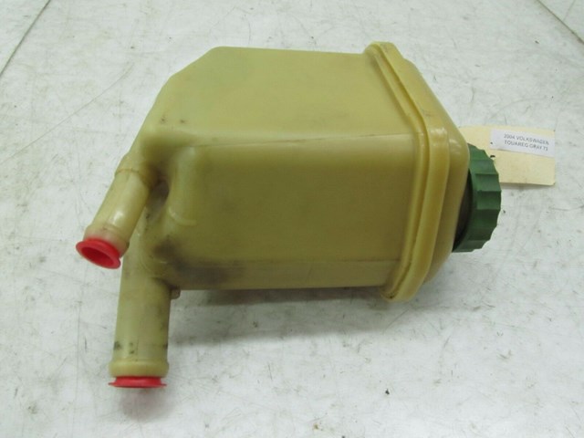 2004-2007 VOLKSWAGEN TOUAREG OEM LEFT FRONT POWER STEERING FLUID RESERVOIR TANK 