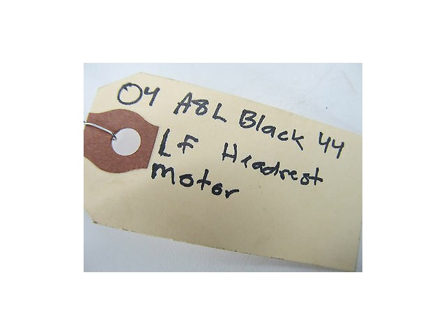 2004-2006 AUDI A8 L QUATTRO D3 OEM LEFT FRONT UPPER SEAT HEADREST MOTOR 