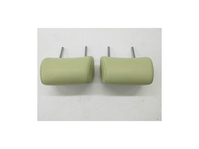 2004-2006 AUDI A8 L QUATTRO D3 OEM REAR HEADREST SET LEFT AND RIGHT LIGHT BEIGE