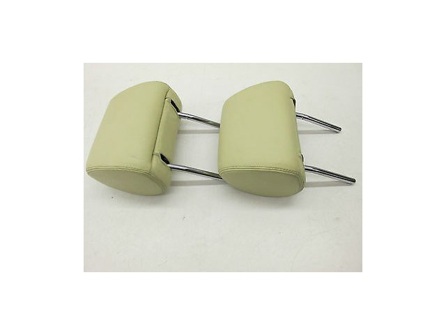 2004-2006 AUDI A8 L QUATTRO D3 OEM REAR HEADREST SET LEFT AND RIGHT LIGHT BEIGE