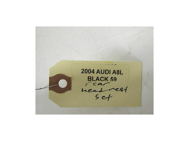 2004-2006 AUDI A8 L QUATTRO D3 OEM REAR CENTER HEADREST ASSEMBLY LIGHT BEIGE